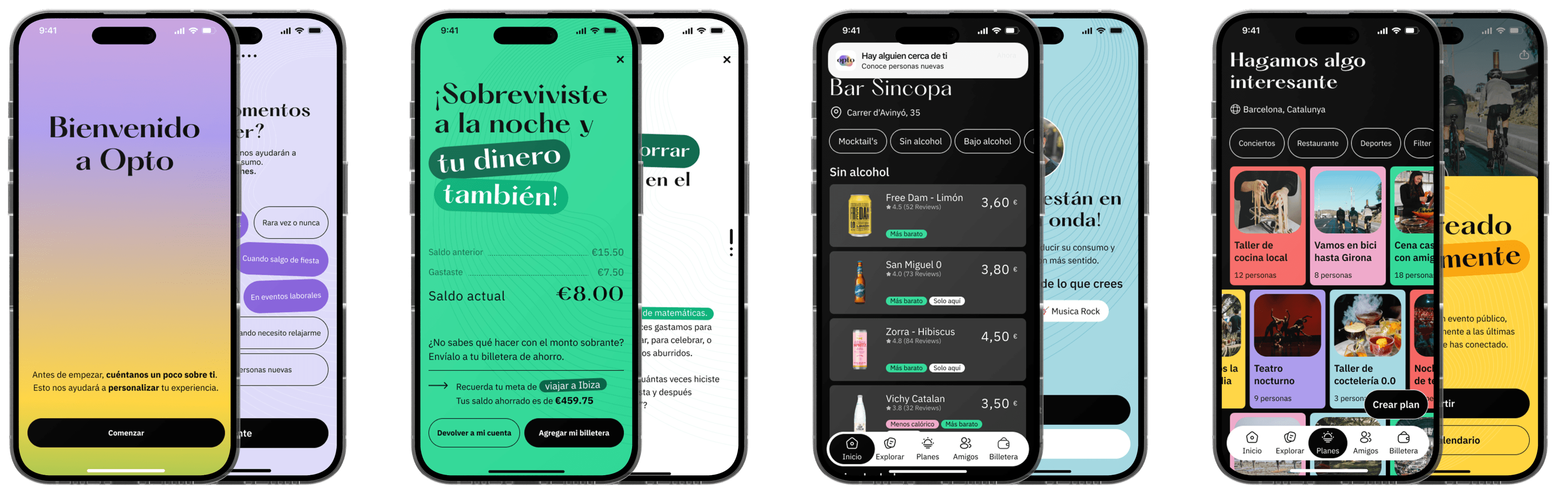 Opto project mockups