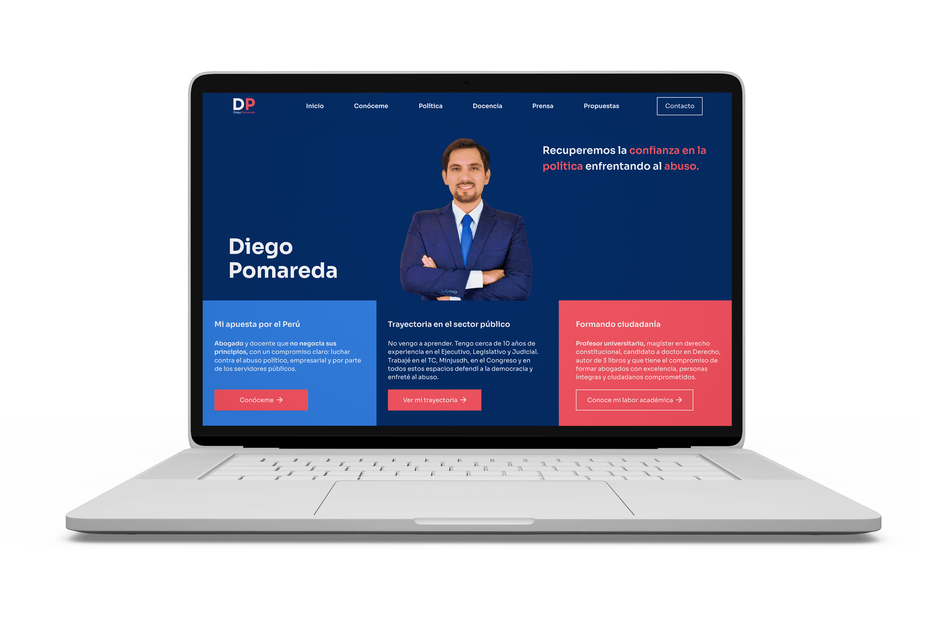 Diego Pomareda project mockups